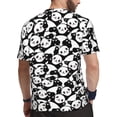 thumbnail image 2 of Wukai Cute Panda (3) Print Men's Short-Sleeved Mesh T-Shirt,Quick-Dry Short Sleeve Workout T-Shirt-Medium, 2 of 8