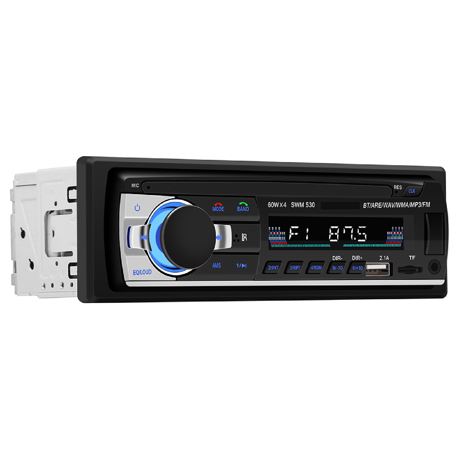 12V Car MP3 Player Bluetooth 2.0 FM Radio Tuner USB/AUX Input+Remote Controller 