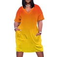 thumbnail image 2 of Vestido Sunrise Amidala-Holgado con bolsillo para mujer, ropa de verano, vestidos de manga larga, ropa para mujer, 2 of 7