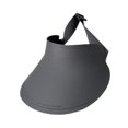 thumbnail image 3 of Sombrero para el sol para mujer, versátil, informal, protección solar para deportes, vacaciones, fiestas al aire libre. Gris oscuro, 3 of 9