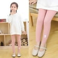 thumbnail image 6 of KYAIGUO 2-13T Girls Winter Warm Lined Leggings 1pair Toddler Cotton Fleece Tights Pants Kids Fleece Thick Velvet Tights Pants, 6 of 9