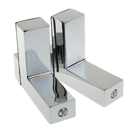 

Glass Shelf Bracket Glass Clamp for or Glass Shelves Solid Metal Adjustable Wall Moun 2Pack S