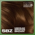 thumbnail image 6 of Clairol Natural Instincts Demi-Permanent Hair Color Creme, 5BZ Medium Bronze Brown, Hair Dye, 1 Application, 6 of 12