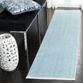 thumbnail image 2 of SAFAVIEH Dream Ethelyn Abstract Runner Rug, Turquoise/Grey, 2' x 8', 2 of 7