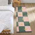 thumbnail image 3 of Yayeee Runner Rug for Bedroom 2'x6' Machine Washable Hallway Non Slip Mat, Pink Abstract, 3 of 8