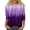 Purple, variant on YUEJUIR Summer Tops For Women 2024 3/4 Length Sleeve Womens Tops Summer 2024 T Shirts Floral Print Crew Neck Casual Basic Tee Fit Tunic Tops Blouse Oversize Tshirt Women (Green,L)