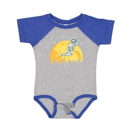 

Inktastic Space Outerspace Moon and Astronaut Gift Baby Boy or Baby Girl Bodysuit