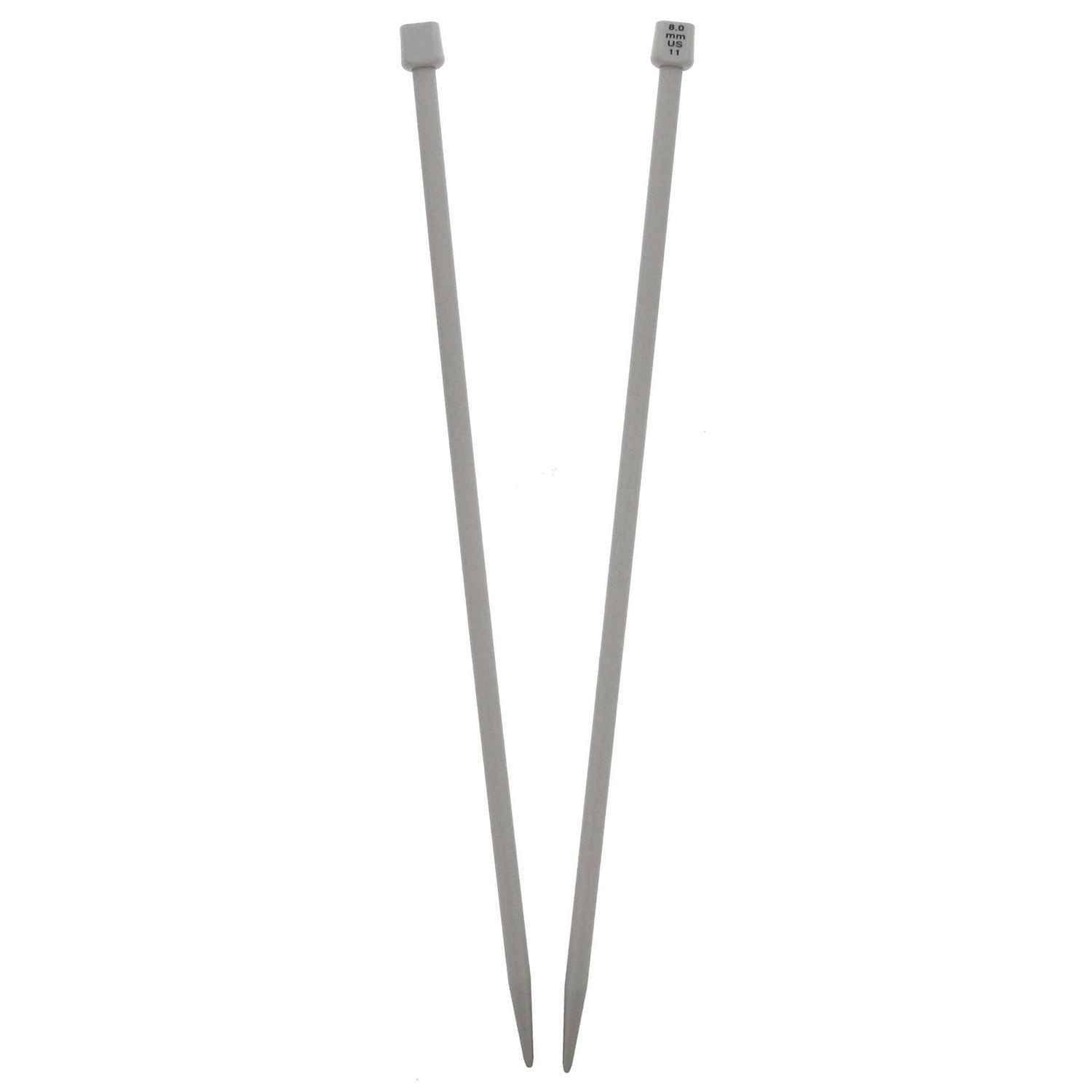 Love Knitting 12" Single Point Knitting Needles - 2 pieces, Sizes 2.25 - 10.0 mm