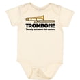 thumbnail image 3 of Inktastic Trombone Music Joke Band Boys or Girls Baby Bodysuit, 3 of 5