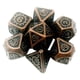 thumbnail image 1 of Dados Poliédricos de Metal Zulema 7 Uds para DND, 1 of 7