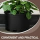 thumbnail image 5 of GOOHOCHY Maceta de plástico extragrande para jardinería, maceta portátil grande para plantas, 5 of 8