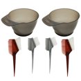 thumbnail image 1 of EeaseCA 6Pcs Hair Coloring Tools Color Mixing Bowls Hairdressing Tinting Containers Hair Dye Comb Set (Random Color 2Pcs Bowls 4Pcs Combs), 1 of 8