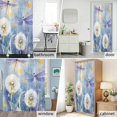 thumbnail image 6 of Dandelion Dragonfly Fabric Shower Curtain Spring Scenery Washable Shower Curtains for Bathroom, Waterproof Bath Curtain with Hooks Home Decor 36x72in, 6 of 8