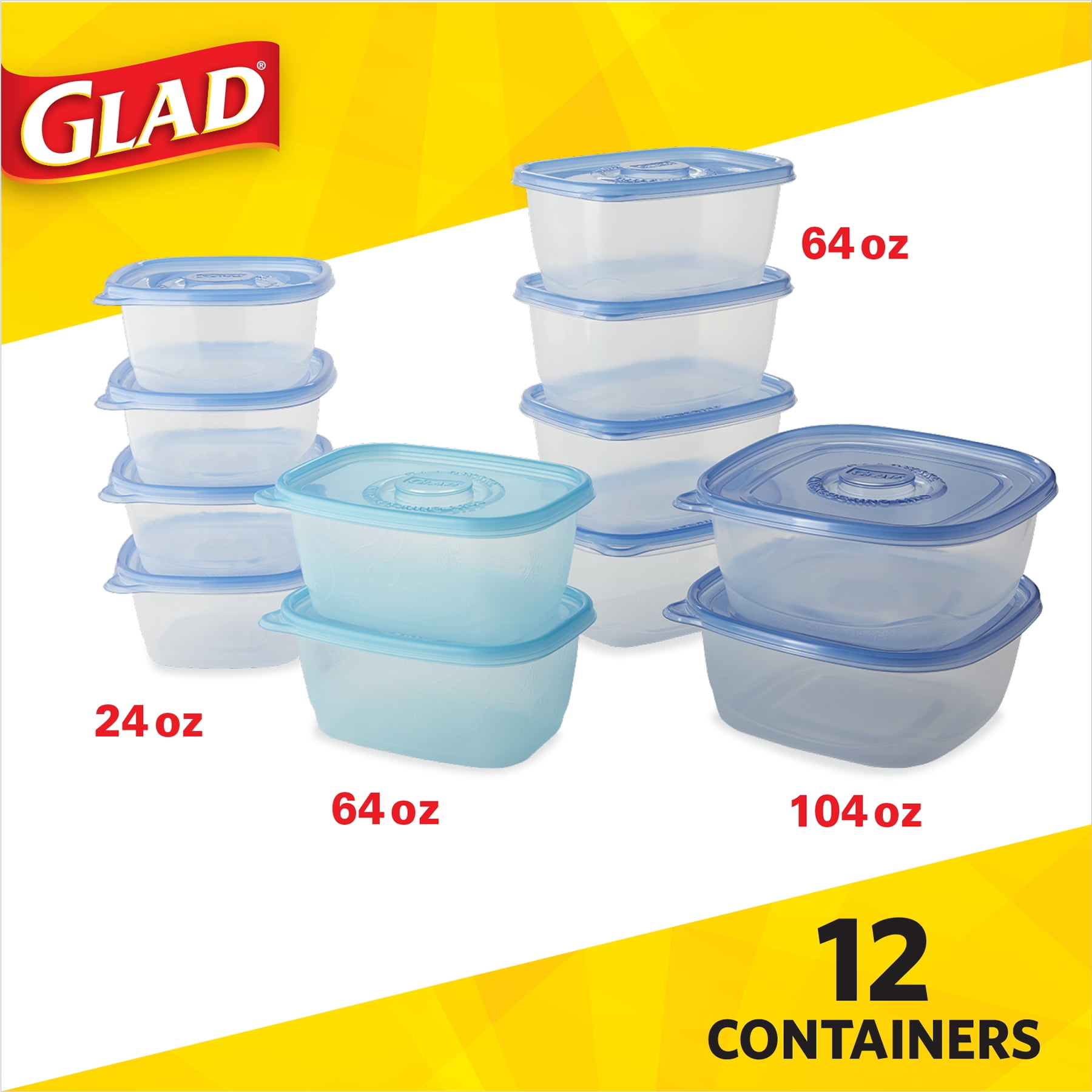 Gladware Family Variety Pack Containers 12ct