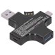 thumbnail image 3 of Probador de corriente digital USB Ticfox, probador de medidor de corriente de voltaje, detector de voltímetro, construido para durar, 3 of 12