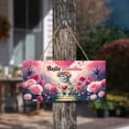 thumbnail image 3 of Hello Valentine’s Day British Shorthair Flower Crown Romantic Pink Floral Landscape Wood Sign Cat Lover Kitten Owner Gifts Hanging Wall Home Decor - 00031, 3 of 5