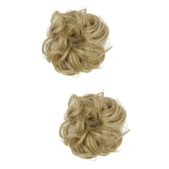 2 Pieces Hair Extensions Clips Exquisite Hairpiece Woman