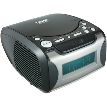 Naxa NRC175 Digital Alarm Clock Radio & CD Player (Best Clock Radio Cd Player)