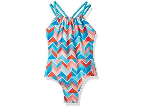 Kanu Surf Girls Jasmine Beach Sport Halter One Piece Swimsuit