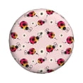 thumbnail image 4 of Spare Tire Cover, Ladybug Cute Wheel Cover Tire Covers For Trailers Car Truck Camper Universal Tire Covering Fits Diameter14"-17", 4 of 4