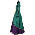 thumbnail image 3 of Medieval Green Velvet Dress Witch Dress Robes Outfit Adult for Women Plus Size, 3 of 6