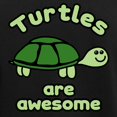 thumbnail image 3 of CafePress - Turtles Are Awesome Women's Dark Pajamas - Women's Short Sleeve Print T-Shirt and Pants Dark Cotton Pajama Set, 3 of 7