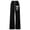 Black, variant on Girl's Bowknot Baggy Sweatpants Y2k Wide Leg Elastic Waist Jogger Teen School Athletic Drawstring Straight Leg Pants Fall Gift Clothes