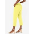 thumbnail image 3 of Jessica London Women's Plus Size Classic Cotton Denim Capri, 3 of 3