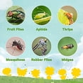 thumbnail image 3 of Yellow Sticky Fly Traps, Dual-Sided Adhesive Fungus Gnat Insect Traps, Butterfly & Tree Shaped Bug Catcher for Indoor Outdoor Potted Plants, Multiple Pack Size Options, 3 of 6