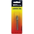 thumbnail image 5 of Forney Industries Tree Pointed Burr SG-3 - Tungsten Carbide, 1/4 In Shank, 70,000 RPM, 3/8 In, 5 of 6