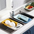 thumbnail image 4 of Retractable Drain Basket Over The Sink Multifunctional Grade PP Extendable Fruit Vegetable Washing Drainer Colander Strainer Bowl Tableware Container Kitchen Supplies, 4 of 7