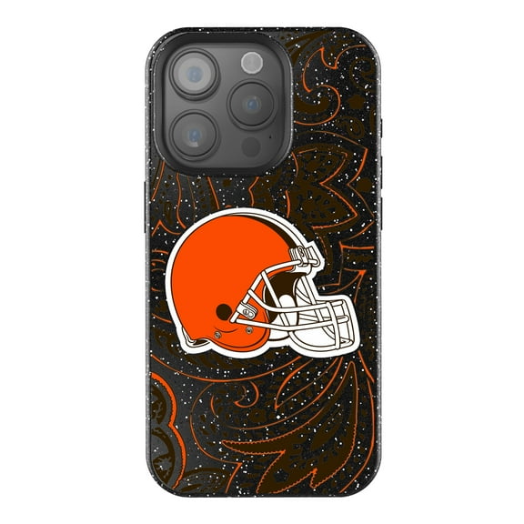 Keyscaper Cleveland Browns Paisley Bling iPhone Case