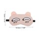 thumbnail image 4 of Ofertas Únicas 1 Pc Máscara de Sueño de Expresión Cómica de Dibujos Animados Funda Suave para los Ojos para Viajes y Descanso Rosa, 4 of 6