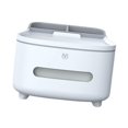 thumbnail image 4 of GROWTH TANK Tissue Box Cover Desk Storage Organizer Tissue Case for Home Bathroom Toilet White, 4 of 9