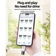 thumbnail image 3 of Lightning Male to USB Micro SD Female Card Reader Adapter(2in1)for iPhone 14 13 Pro Max OTG 3.0 Digital Camera for Apple for iPad Lighting Adaptador TF Flash Drive Photo Keyboard Memory Stick Adaptor, 3 of 7