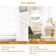 thumbnail image 3 of ckepdyeh - Alzapaños para cortinas, estilo moderno y decorativo, con diseño de hojas de metal, longitud ajustable (plateado), 3 of 7
