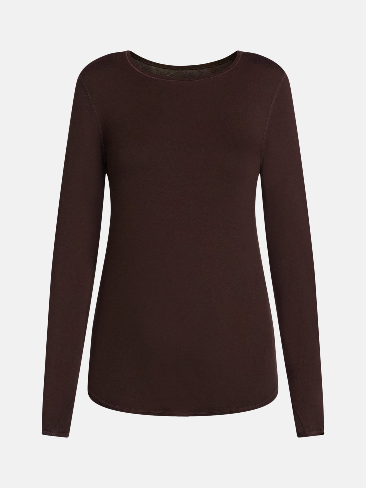 ClimateRight by Cuddl Duds Women’s Mild Essential Base Layer Livaeco Jersey Long Sleeve Crewneck Thermal Top, Sizes XS-4X