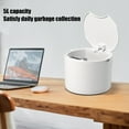 thumbnail image 5 of YIMWNYI Automatic Motion Sensor Trash Can, Touchless Wireless Smart Induction Bin, Waterproof Design, 5L Capacity, Modern Desktop & Bathroom Garbage Can, Ideal for Home & Car, 5 of 9