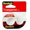 Scotch Transparent Tape, Clear, 3/4 in. x 300 in., 1 Dispenser