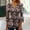 Hot Pink, variant on Trendy Tops for Women 2024 Green Floral 3/4 Sleeve Notch Neck Button T-Shirts Womens Shirts