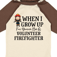 thumbnail image 4 of Inktastic Volunteer Firefighter Future Girls Girls Long Sleeve Baby Bodysuit, 4 of 5