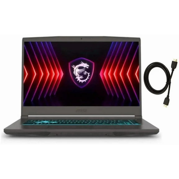 MSI Thin 15.6 inch FHD 144Hz Gaming Laptop|Intel Core i5-13420H|NVIDIA GeForce RTX 3050 4GB|Backlit| 32GB RAM | 1024GB SSD |Windows 11 Home |Bundle with HDMI Cable