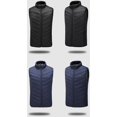 thumbnail image 2 of Heated Jacket for Men Women with 4 Heat Zones and 3 Heat Settings Electric Heated Jacket with USB Charger,Machine Washable.Black XXL, 2 of 4