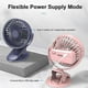 thumbnail image 1 of Portable Desk Fan Clip-on Fan Desktop Cooling Fan USB Rechargeable 3-Speed Adjustable Small Air Cooler Personal Fan for Office Home Use, 1 of 5