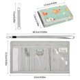 thumbnail image 3 of JIALIOU Nylon Trifold Card Wallet with ID Window Zipper Pocket for Men Women Teen Cute Chick and Egg, 3 of 7