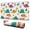 White Cartoon Dinosaurs-2, variant on Long Mouse Pads for Desk,White Cartoon Dinosaurs Roar Pattern Desk Mats on Top Of Desks, Desk Mouse Pad Extra Large with 3mm Non-Slip Base and Stitched Edge for Gaming,Office,Work,Home 31.5"x11.8"