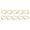 gold, variant on 10Pcs Heart Carabiner Clip with Screw Gate Heart Shape Buckles Keychain Clip Carabiner Hook for Bag Handbag Strap