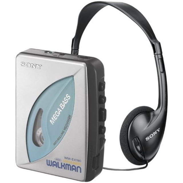Reproductor de casetes estéreo Walkman Sony WM-EX190 con antivuelco