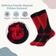 thumbnail image 4 of Calcetines de esquí para niños, paquete de 2 pares de calcetines de snowboard para niños y niñas pequeños, diseño sobre la pantorrilla con puño antideslizante, 4 of 7