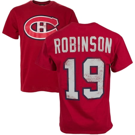 Montreal Canadiens Larry Robinson Vintage NHL Alumni T-Shirt (Red) - Old  Time Hockey